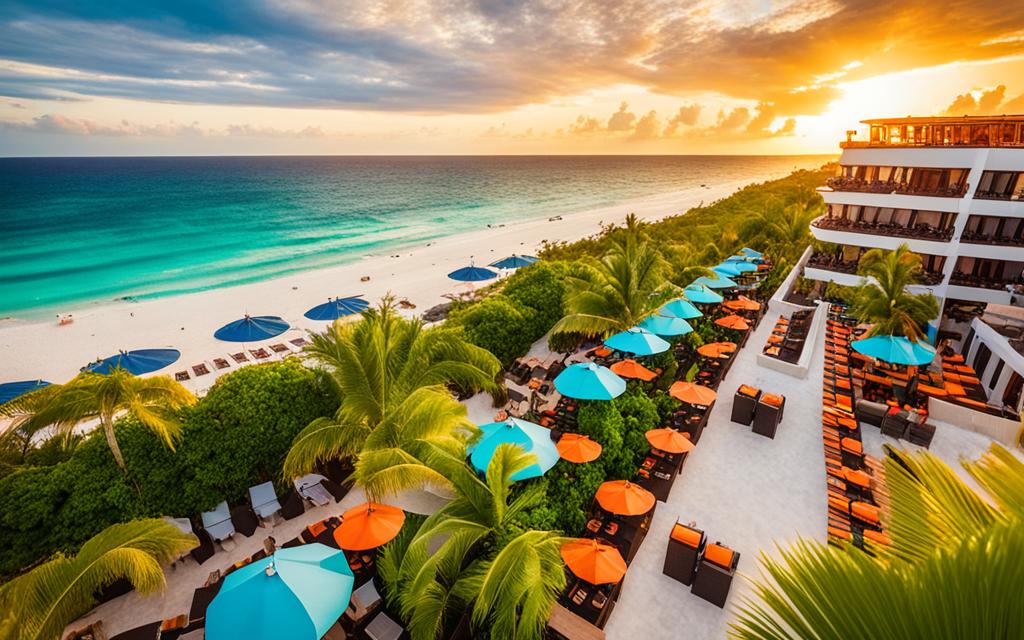 beachfront rooftop bars playa del carmen