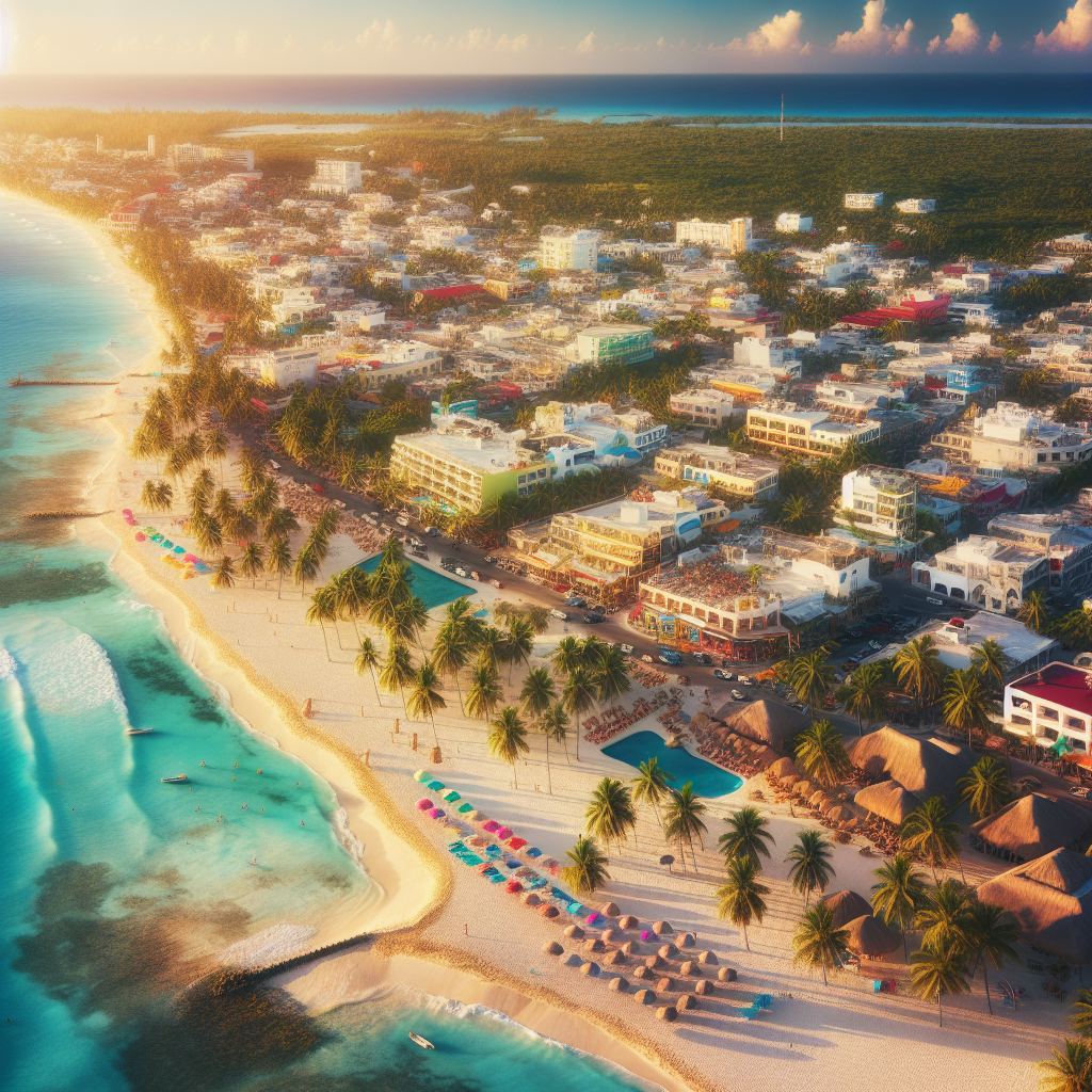 create a high property image of play del carmen