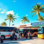 Airport Bus Service Cancun