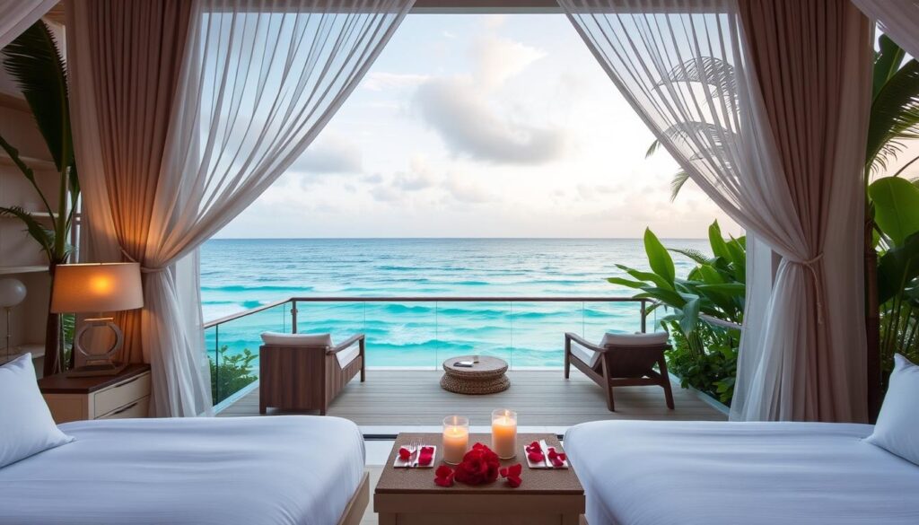 Romantic accommodations in Playa del Carmen