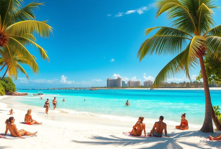 Playa del Carmen beaches near downtown