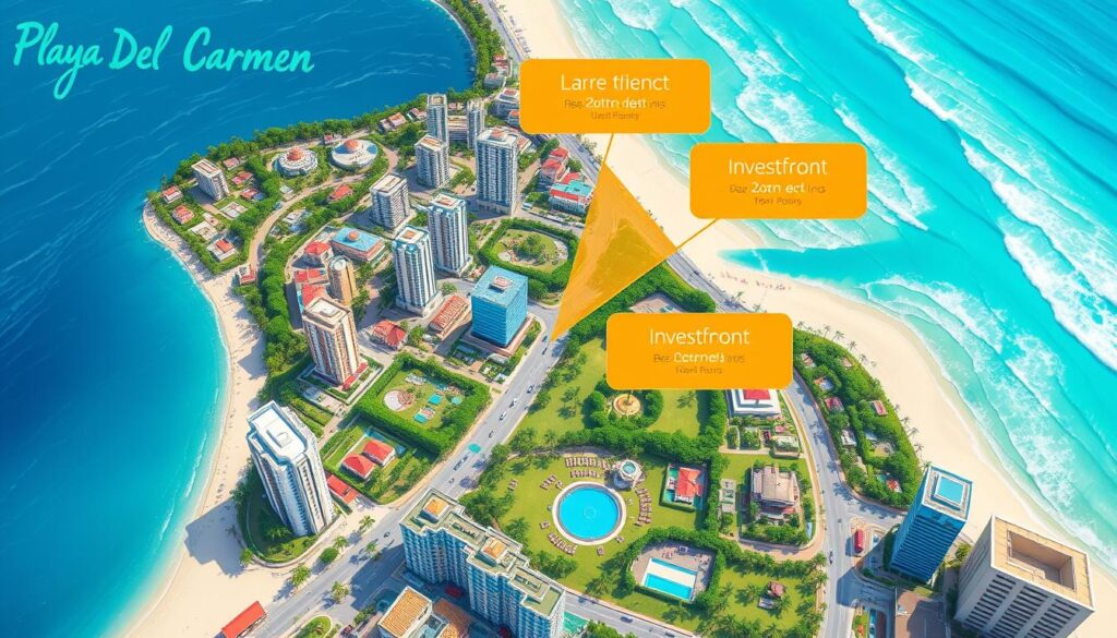 Playa del Carmen investment zones