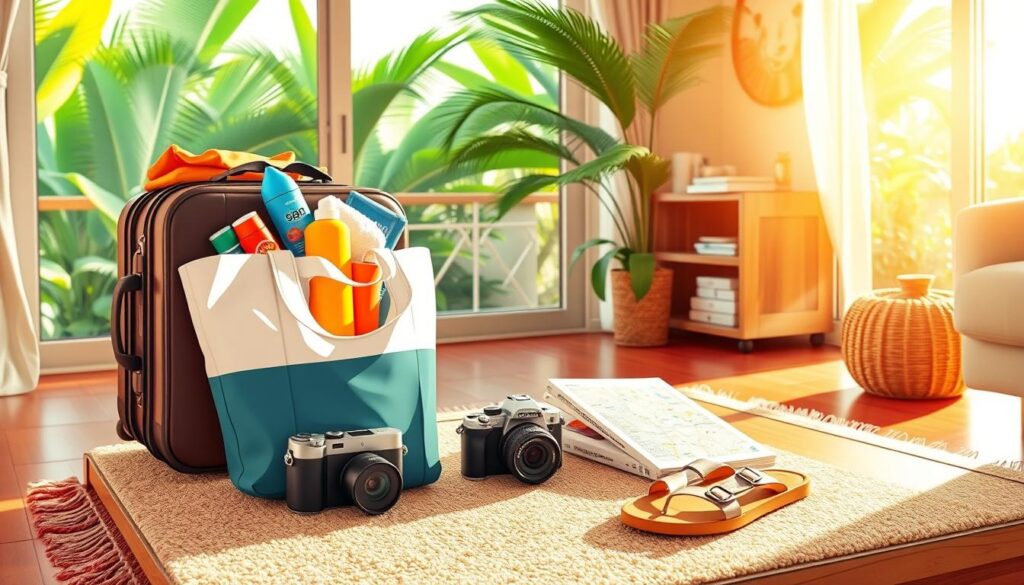 Travel essentials for vacation rentals