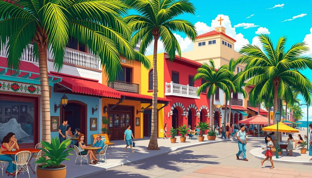 downtown Playa del Carmen