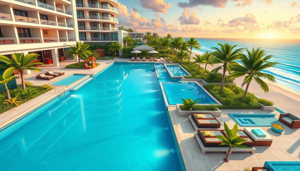 luxury amenities in Playa del Carmen condos