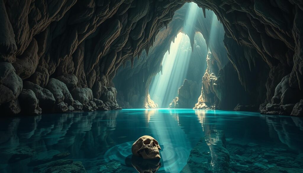 cenote skull cave