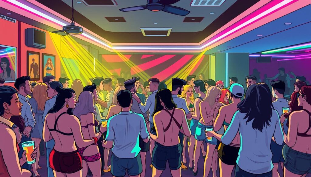 gay bar scene