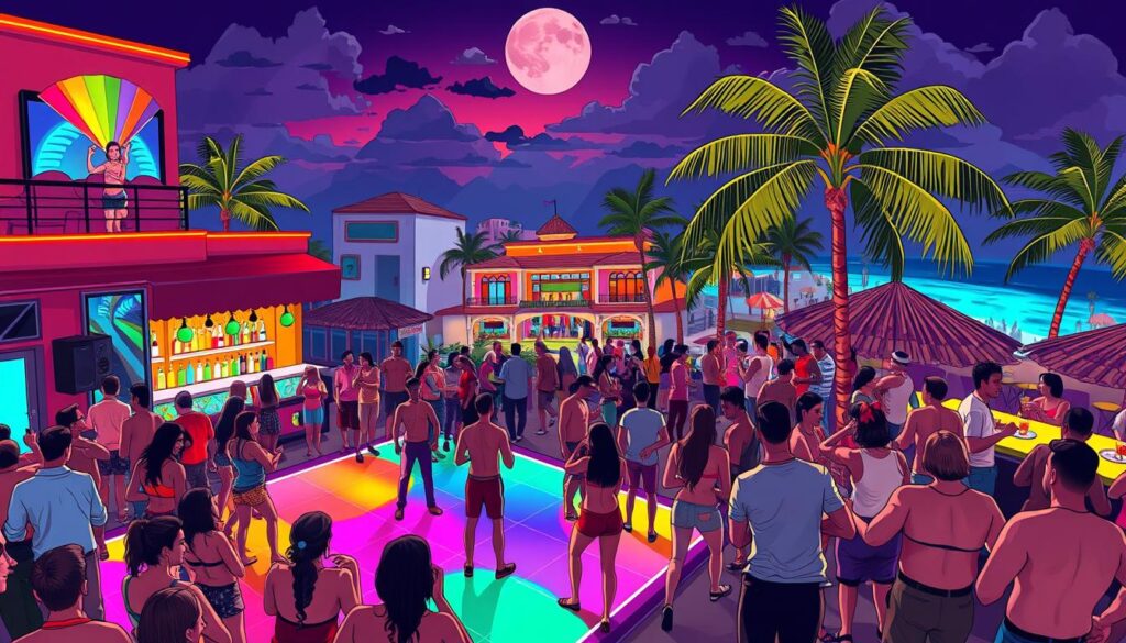 gay-friendly nightlife in Playa del Carmen