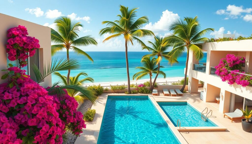 Playa del Carmen condo with rooftop pool