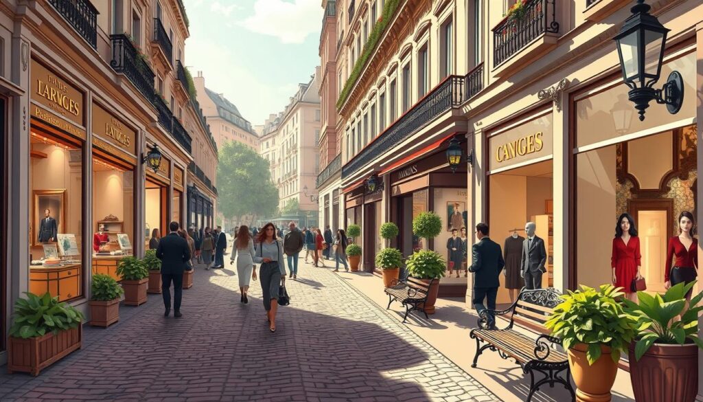 luxury boutiques