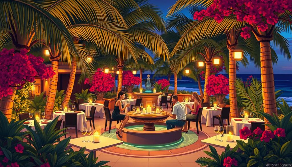 romantic restaurants in Playa del Carmen