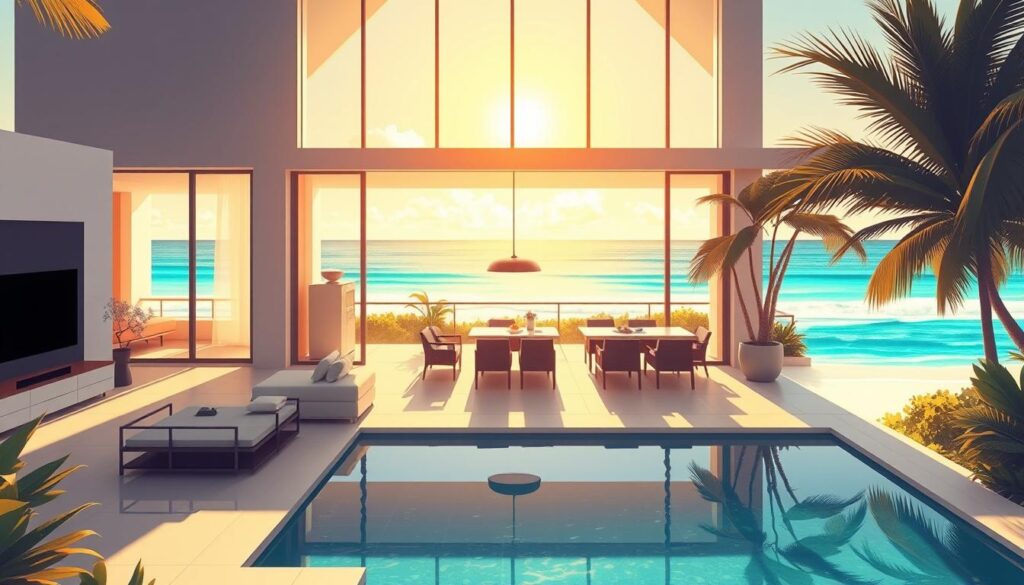 luxury beachfront condo