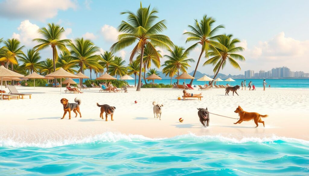 pet-friendly beach in Playa del Carmen