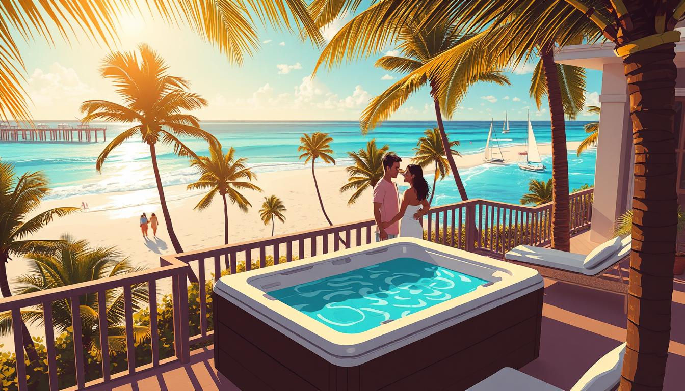 condos with hot tubs playa del carmen