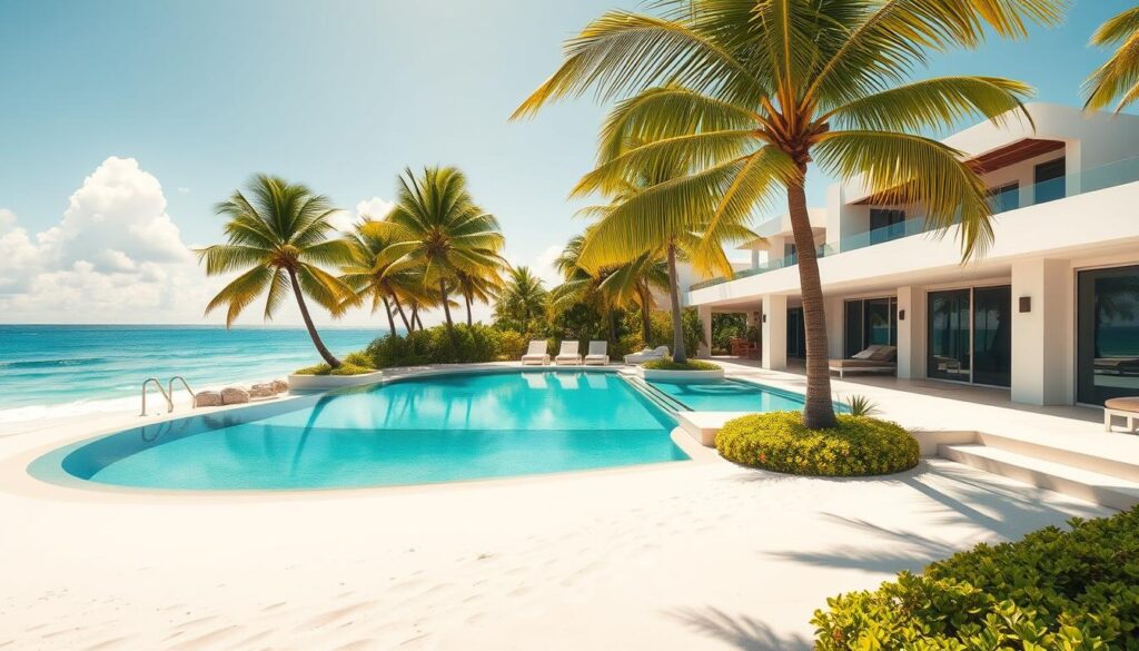 luxury beachfront rentals Playa del Carmen