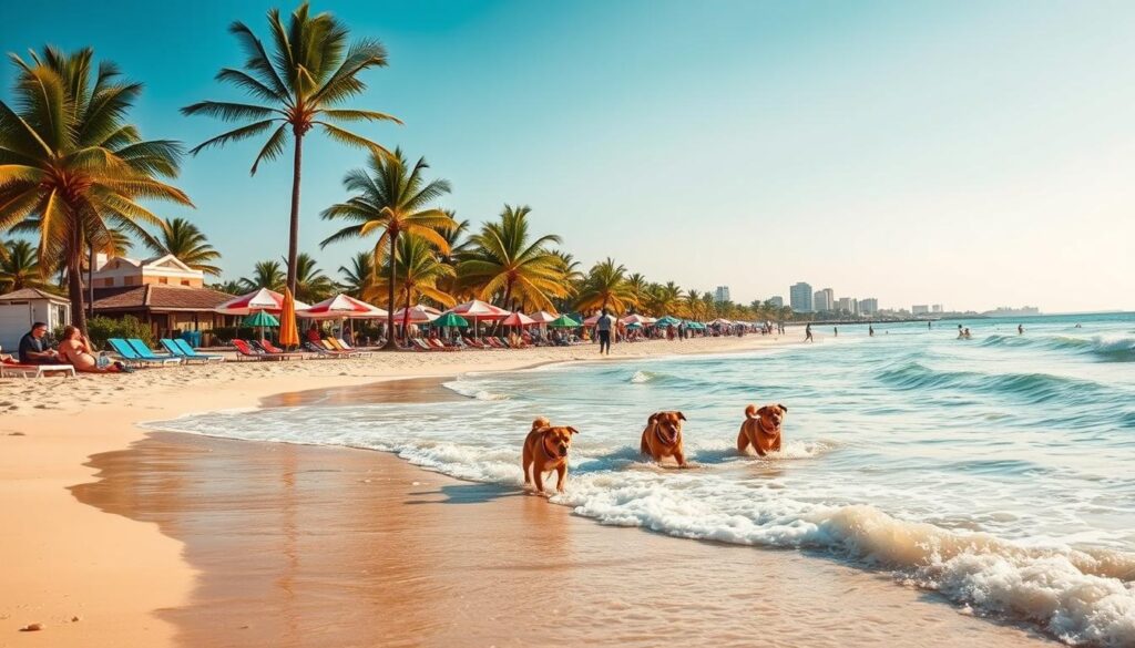 dog-friendly beach in Playa del Carmen