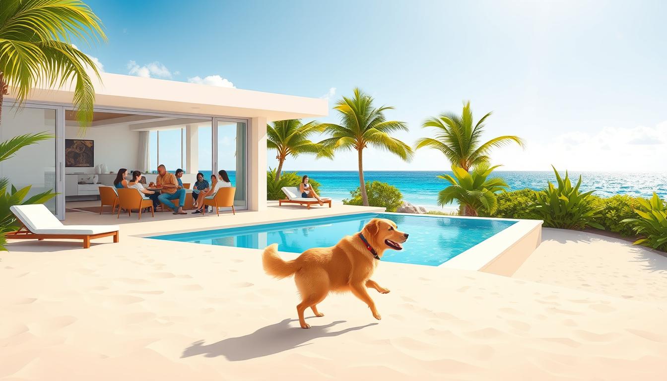 pet-friendly rentals Playa del Carmen