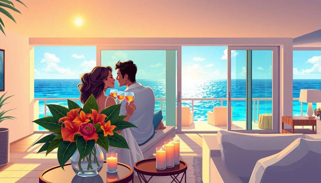 romantic condo features