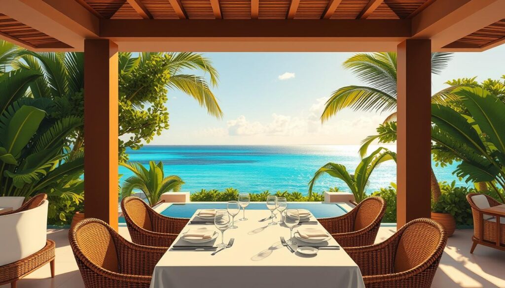 luxury dining vacation homes Playa del Carmen